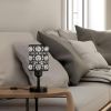 Bedside Table Lamps of 2 with Crystal Lampshade, Small Nightstand Lamp Side Table Lamp for Bedroom Living Room