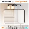 Modern 4-Light Vanity Bathroom Mirror Light, Frosted White Glass with Black Iron Frame, Contemporary Wall Sconce for Bedroom, Bathroom
