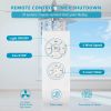 52" Elegant Ceiling Fan Light with Remote, Crystal Chandelier Fan 5 Chrome Reversible Wood Blades for Dinning Room Bedroom Living Room