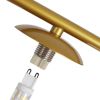 Bathroom Vanity Light Fixtures 3 Lights Gold with Milk White Glass Globe Modern Industrial Bathroom Vanity Light Over Mirror