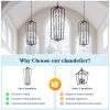 12-Light Farmhouse Kitchen Chandeliers