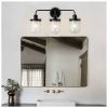 Wall Sconces Set of 3 with Clear Glass Shade,Modern Wall Sconce