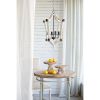 4 - Light Wood Chandelier, Hanging Light Fixture with Adjustable Chain for Kitchen Dining Room Foyer Entryway, Bulb Not Included