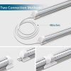 Barrina LED Shop Light, 8FT 72W 9000LM 5000K, Daylight White, V Shape, Clear Cover, Hight Output, Linkable , T8 LED Tube Lights