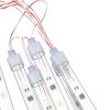 Meteor Lights 8 pcs 1 ft Warm White 192 LEDs Indoor Outdoor