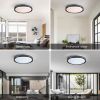 15.75in LED Ceiling Light Fixture 24W,2400LM, 5 CCT Colors 2700K 3000K 3500K 4000K 5000K, Dimmable Modern Light Fixture for Bedroom Bathroom Hallway