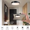 15.75 INCH Semi Flush Mount Ceiling Light Fixture, Modern Farmhouse LED Ceiling Light 1 Color (3000K)