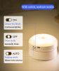 Led Night Light USB Charging Motion Sensor Round Energy-saving Led Lamps Bedroom Sound/Light Control For Corridor Home Bathroom