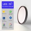 15.75in LED Ceiling Light Fixture 24W,2400LM, 5 CCT Colors 2700K 3000K 3500K 4000K 5000K, Dimmable Modern Light Fixture for Bedroom Bathroom Hallway