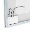30x36 inch LED Bathroom Vanity Mirror Wall Mounted Adjustable White/Warm/Natural Lights Anti-Fog Touch Switch with Memory Modern Smart Large Bathroom