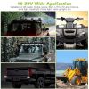 7in LED Light Bar 120W 12000LM LED Work Light Pods Offroad Driving Lights IP67 Waterproof Fog Light Spot Flood Beam for Jeep Trailer Truck Bus Boat