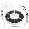 42 LED Solar Flag Pole Light Adjustable Brightness Outdoor Camping Tent Light Waterproof Flagpole Lamp Garden Umbrella Lamp