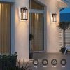 Outdoor Wood Grain Porch Lights, Waterproof Wall light for patio,  yard, front door, garden
