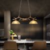 Double Antler light Chandelier Vintage chandelier Lighting Restaurant Room Decoration romantic light for bedroom hanging lamp