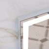 30x36 inch LED Bathroom Vanity Mirror Wall Mounted Adjustable White/Warm/Natural Lights Anti-Fog Touch Switch with Memory Modern Smart Large Bathroom