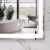 30x36 inch LED Bathroom Vanity Mirror Wall Mounted Adjustable White/Warm/Natural Lights Anti-Fog Touch Switch with Memory Modern Smart Large Bathroom