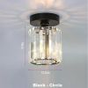 Home Decor Led Lights Crystal Ceiling Lamps Plafonnier Luminaria De Teto Para Sala Round Square Chandelier for Living Room Porch