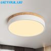 Modern Wooden Led Ceiling Lamp Aisle Light Bedroom Corridor Decor Balcony Minimalist Chandelier Pendant Light Bathroom Fixture